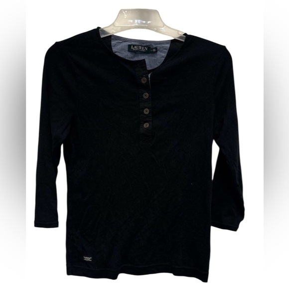 Polo by Ralph Lauren Black Button Down Shirt - Picture 4 of 5